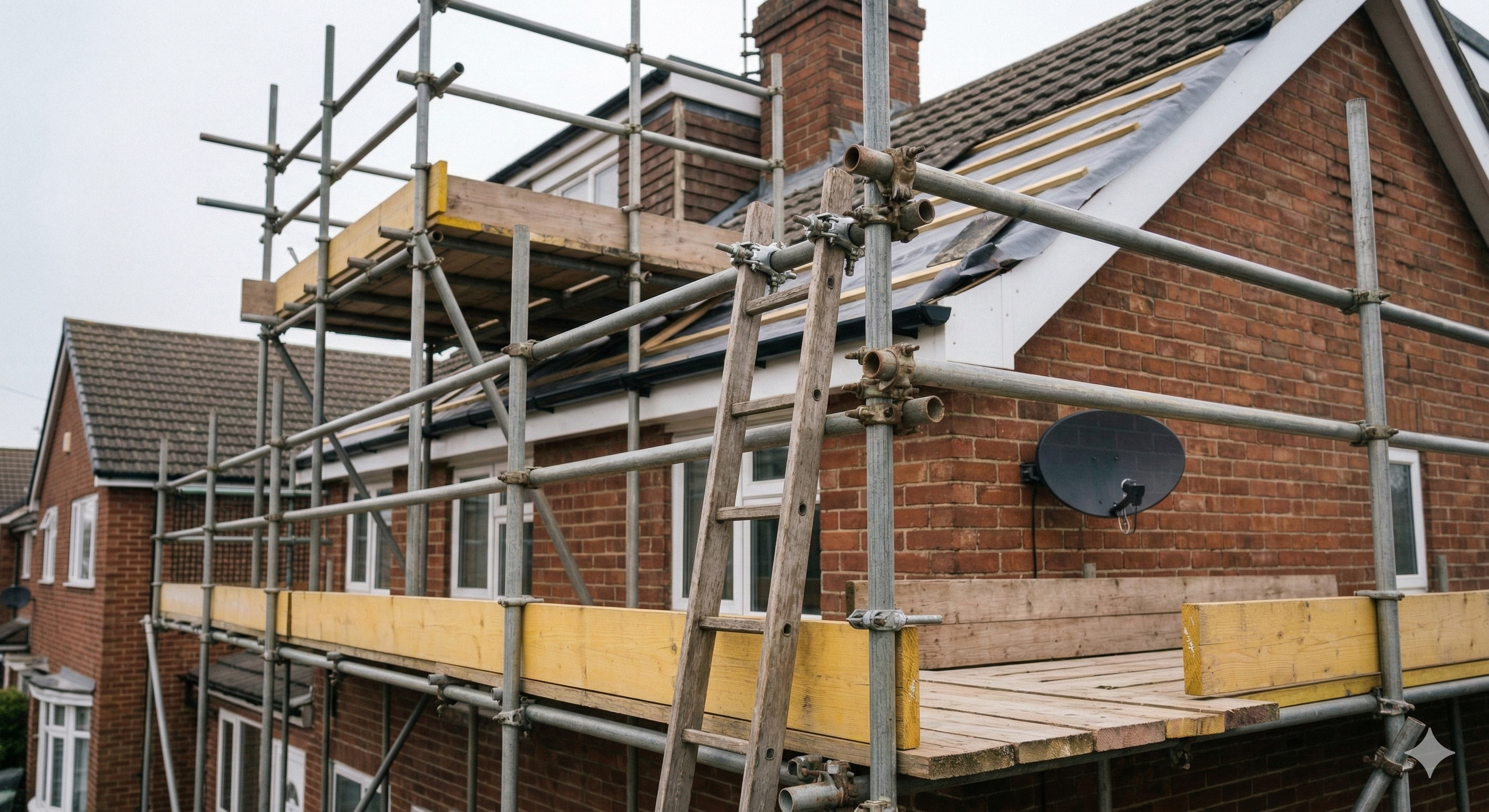 Trust Group Scaffolding professional on site